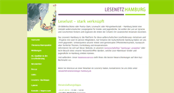 Desktop Screenshot of lesenetz-hamburg.de